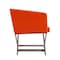 Manhattan Comfort Hollywood Lounge Accent Chair in Orange and Polished Chrome AC050-OR - alternate 2